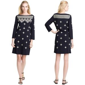 Tory Burch Dress Carleton Embellished Star Size Small Holiday Dress